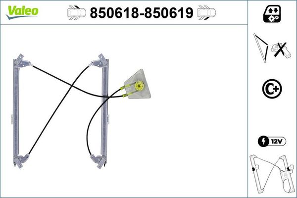 Cam Krikosu Ön Sol Audi A3 Sportback (8PA)(09.2004->)  VALEO 850618