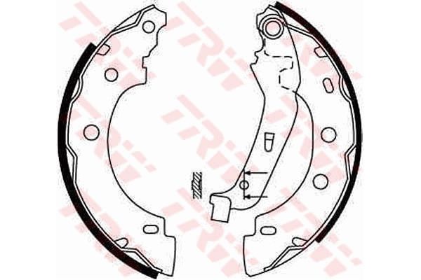 Fren Pabuçlu Balata Arka Ssangyong Tivoli (2015->)  RENAULT ORJINAL 7701207555