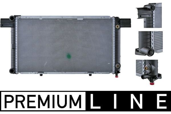 Su Radyatörü  Mercedes SL Roadster (BM 129)(04.1993->)  MAHLE CR 260 000P