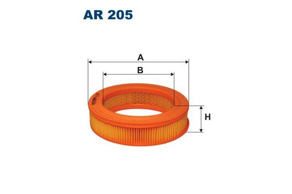 Hava Filtresi  Ford Escort 3/5 Kapı/S.Wagon/Cabr./Express (1981->)  FILTRON AR 205