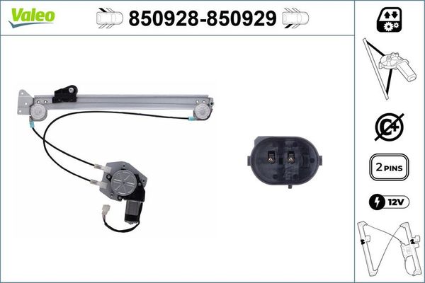 Cam Krikosu Arka Sol BMW 5 Serisi Touring (E39)(1997->)  VALEO 850928