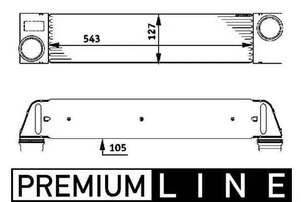 Turbo Radyatörü  Land Rover Range Rover (LM)(01.2002->)  MAHLE CI 75 000P