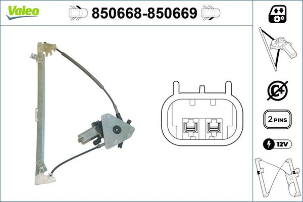 Cam Krikosu Ön Sol VALEO 850668