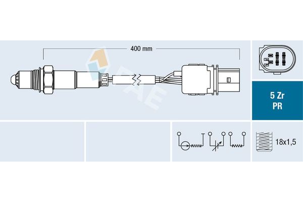 Oksijen (Lambda) Sensörü  Alfa Romeo Stelvio (630)(2017->)  PSA ORJINAL 1618NC