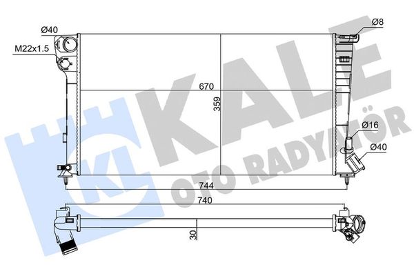 Su Radyatörü  KALE 2003042PA