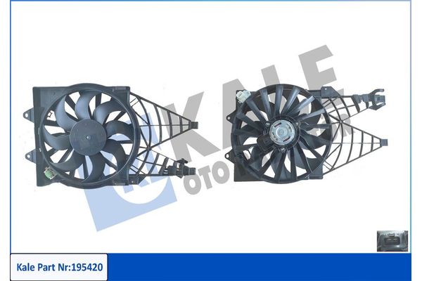 Radyatör Fan ve Motoru  MGA 83256