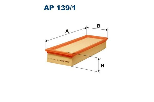 Hava Filtresi  Volkswagen Caddy P.Van/Kombi (9K9)(08.1995->2003)  FILTRON AP 139/1