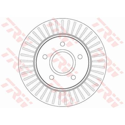 Fren Disk Ayna Ön Sağ ve Sol Chrysler Grand Voyager (RT)(2008->)  TRW DF6253S