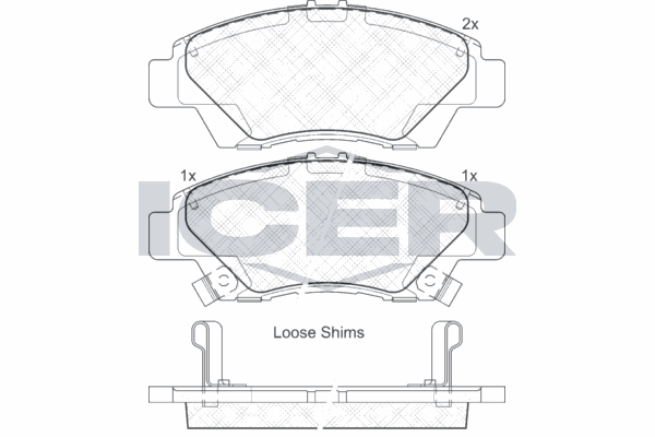 Fren Disk Balata Ön Honda Jazz (GR)(04.2020->)  AYD 60240B