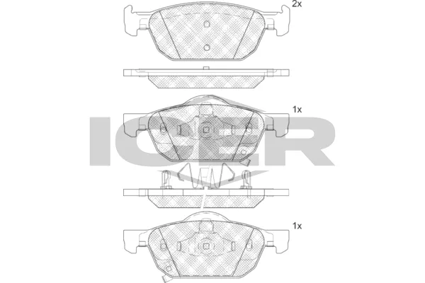Fren Disk Balata Ön Honda Accord Tourer (CW)(09.2008->)  AYD 60317A