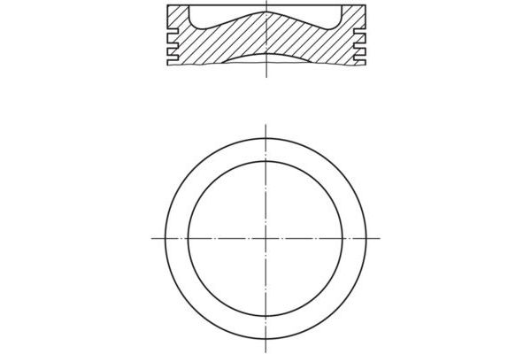 Piston (73.70MM-STD)   KING PISTON 18-2550160