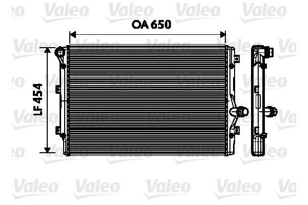 Su Radyatörü  Audi A3 Cabriolet (8P7)(04.2008->)  VALEO 734333