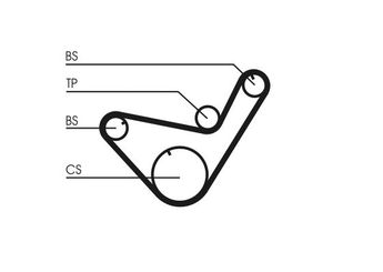Triger Kayış Seti  CONTINENTAL CT714K1  