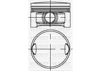 Piston (82.51MM-STD)  YENMAK 31-04330-000  78107065AC 078107065AC 78107099S 078107099S 78107103AC 078107103AC