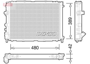 Su Radyatörü  DENSO DRM23033  DRM23033 7700417175 7700836303