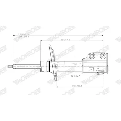 Amortisör Ön Sağ Peugeot 208 (P2)(06.2019->)  PSA ORJINAL 9834850080