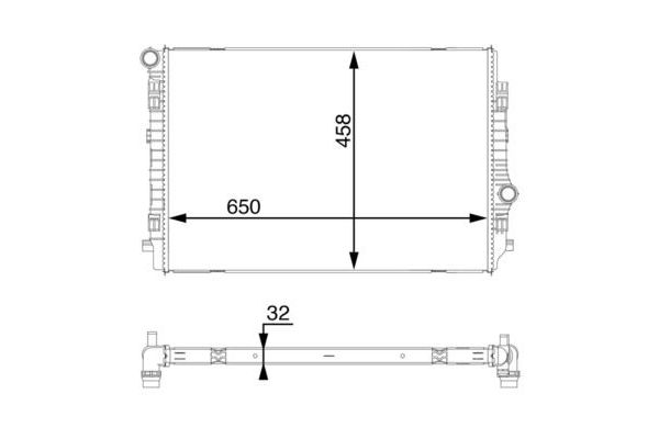 Su Radyatörü  Skoda Kodiaq (PS)(11.2023->)  MAHLE CR 1593 000S
