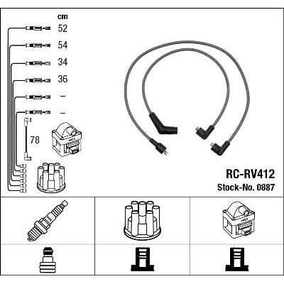 Buji Kablosu  NGK 0887