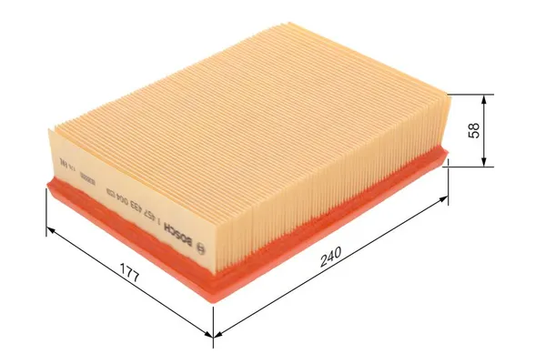 Hava Filtresi  BMW 3 Serisi Sedan (E36)(1990->)  BOSCH 1 457 433 004