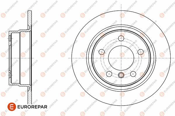 Fren Disk Ayna Arka Sağ ve Sol BMW 1 Serisi 5 Kapı (F20)(03.2015->)  EUROREPAR 1642773680