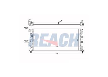 Su Radyatörü  VALEO 733257  55174187 51779233 51861635 95227753