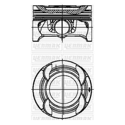 Piston (83.00MM-0.50)  GOETZE 87-72528-050