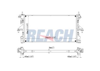 Su Radyatörü  APD 35520010  1382419080 80487 355660 1382421080 1382424080 1616950280 1617023380 1617117280 1618094280 52181948