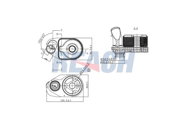 Motor Yağ Soğutucu  FIAT ORJINAL 5801630224