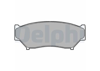 Fren Disk Balata Ön DELPHI LP967  5520067D11 5520065J10 5520056831 55200-56831 5520056871 55200-56871 5520056840 5520056870 5520056B41 5520067D00 5520084A00 55220067D11 552200-67D11