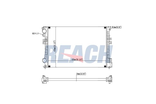 Su Radyatörü  Citroen Jumpy (11.2003->)  MAHER 10450