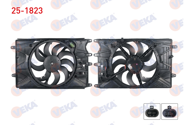 Radyatör Fan ve Motoru  VEKA 25-1823