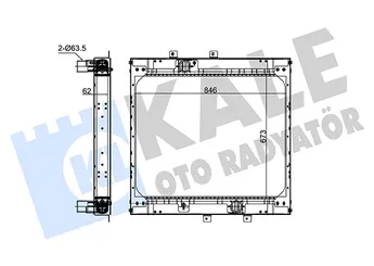 Su Radyatörü  VEKA 16-1800  13F3538064AA