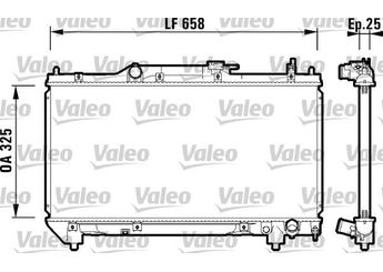 Su Radyatörü  VALEO 732951  A1405002103 1640003180 16400-03180
