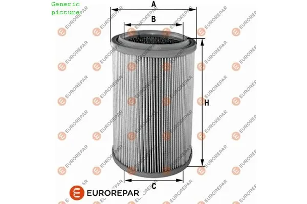 Hava Filtresi  Volkswagen T4 Transporter Kamyonet Çift Kabin (09.1990->2003)  EUROREPAR 1680338780