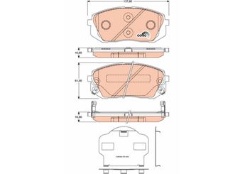 Fren Disk Balata Ön TRW GDB3461  581012SA50 581013ZA10 58101B2A60 58101D7A50 581013ZA70 58101-3ZA70 581012SA70 58101-2SA70 58101-2SA50 581012SA75 58101-2SA75 581010ZA00 58101-0ZA00 581011DE00 58101-1DE00 581011DA00 58101-1DA00 3500194U1510 581013RA00 58101-3RA00 58101B2A90 58101-B2A90 58101E4A10 58101-E4A10 K581012SA70
