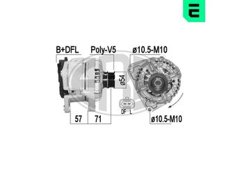 Alternatör  ERA 209332A  6204271 93190829 93 190 829 13229985 13 229 985 62 04 271