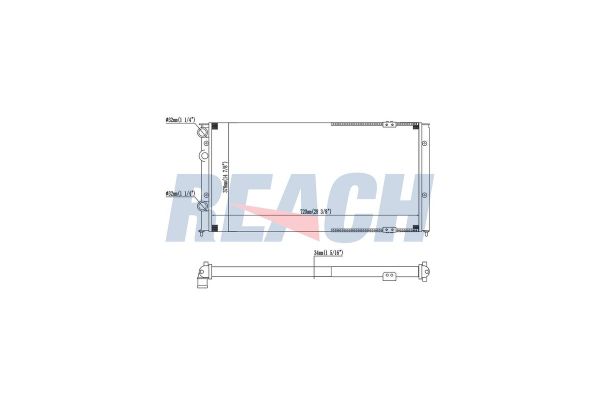 Su Radyatörü  Volkswagen Passat (312)(04.1988->1993)  KALE 170300