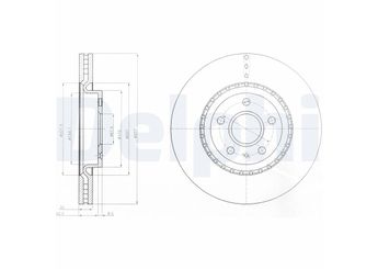 Fren Disk Ayna Ön Sağ ve Sol DELPHI BG9068  13576781 13501940 13502215 13579153 569080 569081 569274 569335