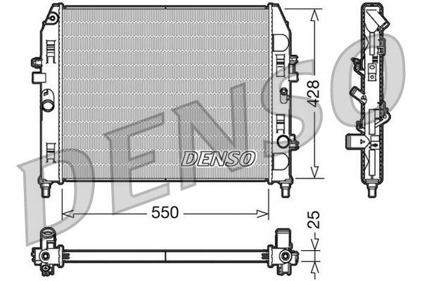 Su Radyatörü  DENSO DRM44008