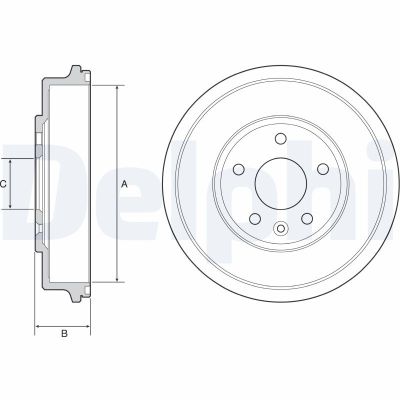 Kampana Arka Sağ veya Sol DELPHI BF556