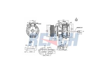 Klima Kompresörü  VALEO 811209  MR500877