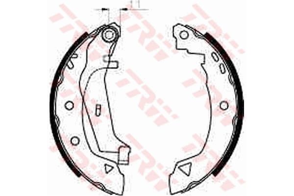 Fren Pabuçlu Balata Arka Renault R 19 (B/C/L53)(05.1992->)  TRW GS8240