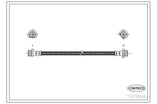 Fren Hortumu Arka Sağ Honda Jazz (GD1/5)(01.2002->)  SWAPP 40471
