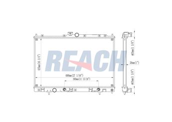 Su Radyatörü  MAHER 10551  MN156319 1350A146 1350A229 MR993927
