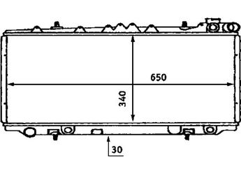 Su Radyatörü  MAHLE CR 436 000S  2141072J20