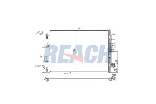 Klima Radyatörü  Ford Grand Tourneo Connect (2013->)  OPTIMUM DV6119710DA
