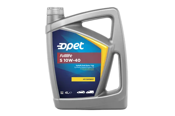 Motor Yağı (4 Lt) Fullife S 10W40  OPET 10W40 4 LT FLLF S
