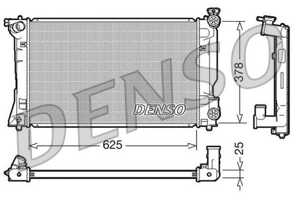 Su Radyatörü  DENSO DRM50035