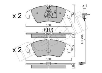 Fren Disk Balata Ön METELLI 22-0775-4K  4G0698151AA 4G0698151 4G0 698 151 4G0 698 151AA 4G0698151D 4G0 698 151D 4G0698151L 4G0 698 151L 8K0698151C 8K0 698 151C 8K0698151L 8K0 698 151L 8R0698151 8R0 698 151 8R0698151A 8R0 698 151A 8K0698151Q 8K0 698 151Q