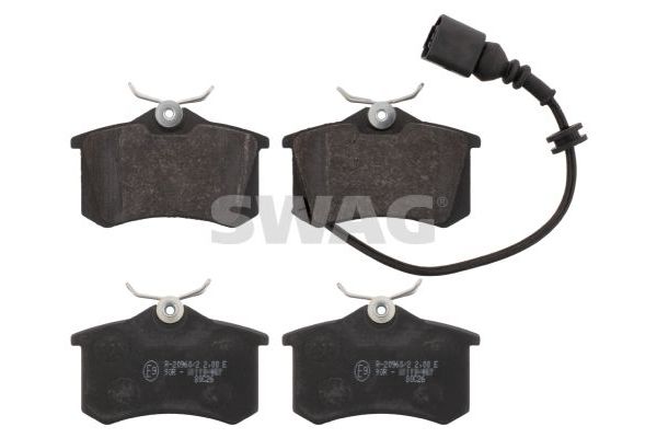 Fren Disk Balata Arka Volkswagen Polo IV (9N3)(04.2005->2009)  SWAG 30 91 6639